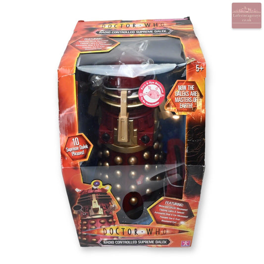 Doctor Who Radio Controlled Supreme Dalek - Red BNIB