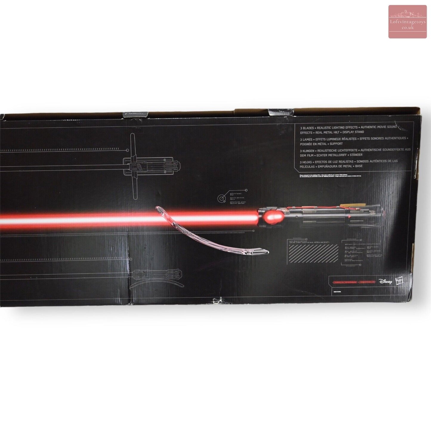 Star Wars The Black Series Kylo Ren Force FX lightsaber Hasbro Disney