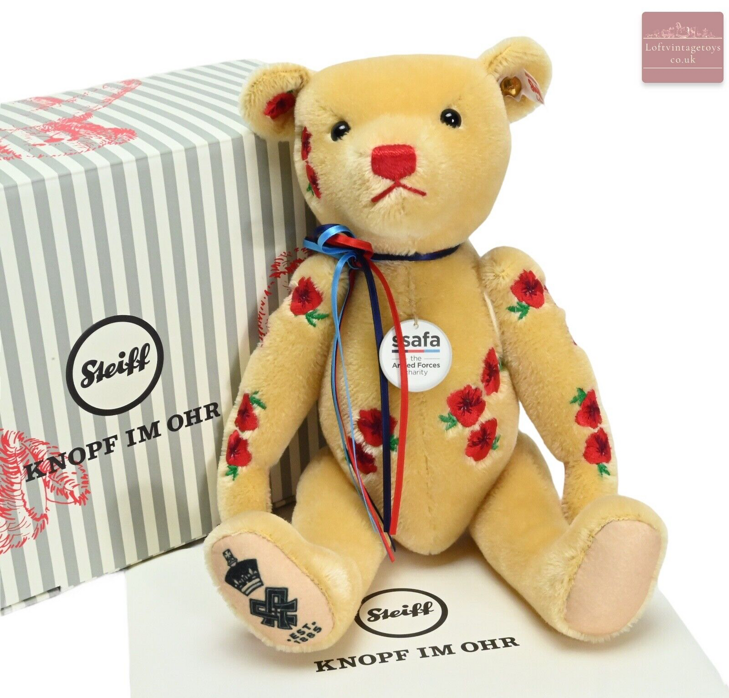 Steiff armistice bear on sale