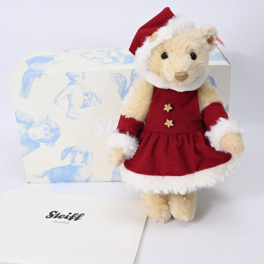 Steiff Mrs Santa Claus Musical Teddy Bear Limited Edition - 021381