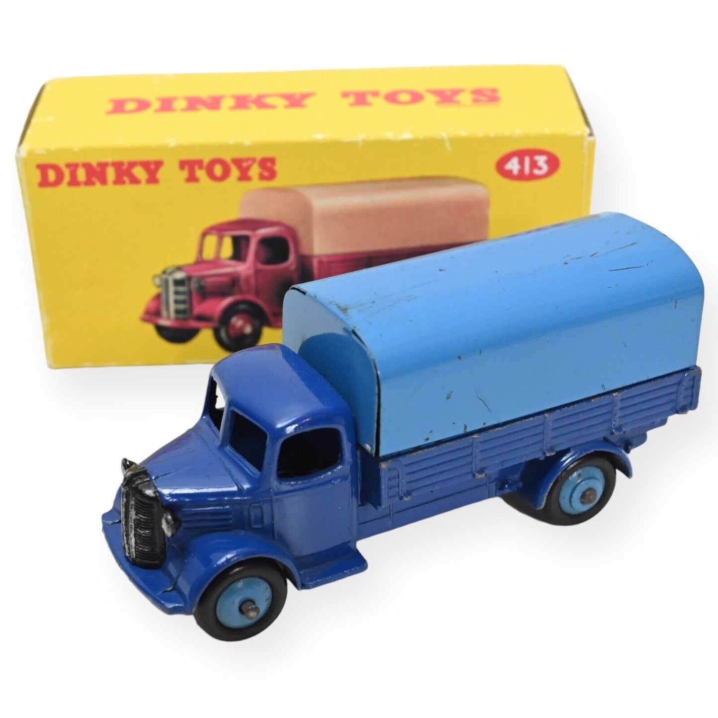 Dinky 413/30s Austin Covered Wagon Blue Cab