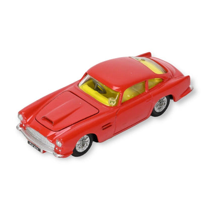 Corgi Toys 218 Aston Martin DB4 Red Body - Criss-Cross Hubs