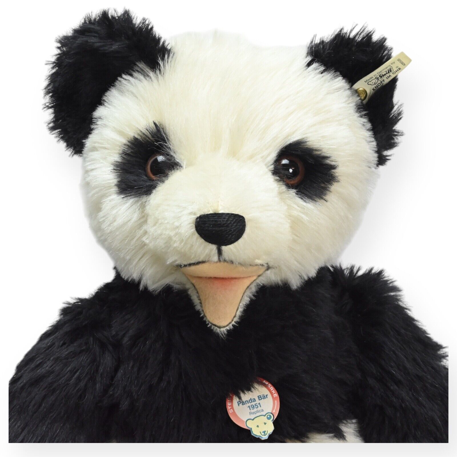 Steiff Panda Bear Replica 1951 Ltd Ed White Tag - 408335