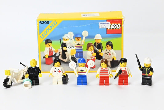 LEGO 6309 Town Minifigures with Original Box