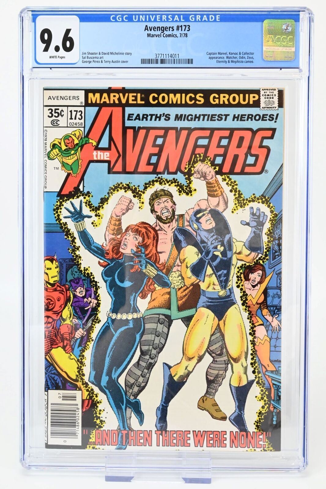 The Avengers #173 CGC 9.6 / 1978 - Marvel comics