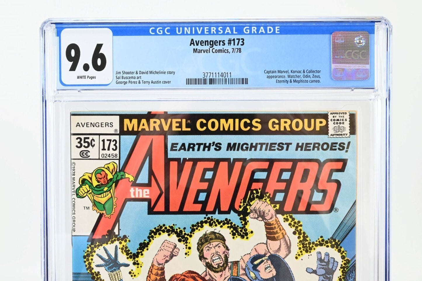 The Avengers #173 CGC 9.6 / 1978 - Marvel comics