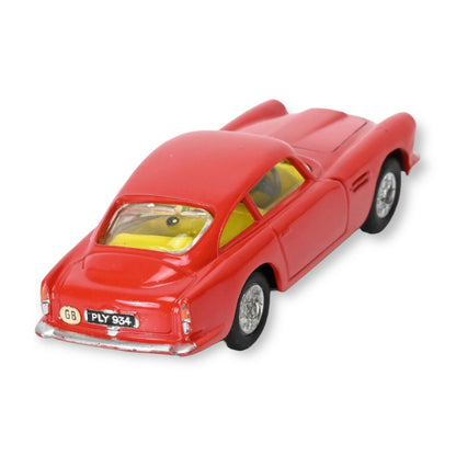 Corgi Toys 218 Aston Martin DB4 Red Body - Criss-Cross Hubs