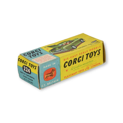 Corgi toys 224 Bentley Continental Sports Saloon in Original Box