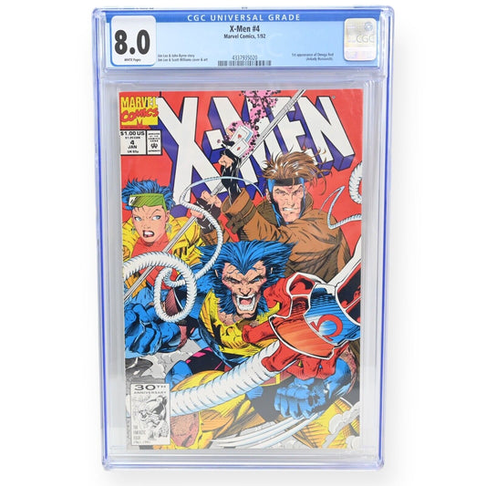 X-Men #4 CGC 8.0 - 1992, Marvel Comics