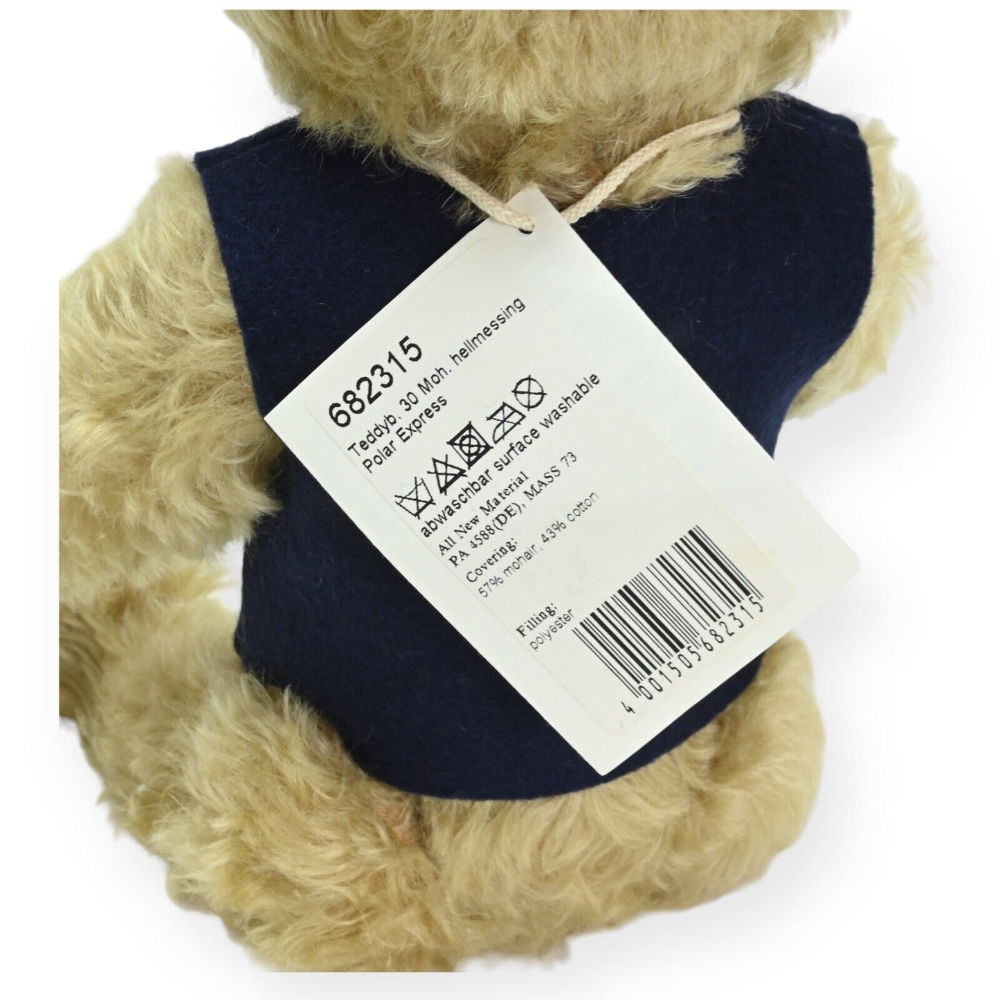 Steiff The Polar Express Conductor Teddy Bear Ltd Ed - 682315