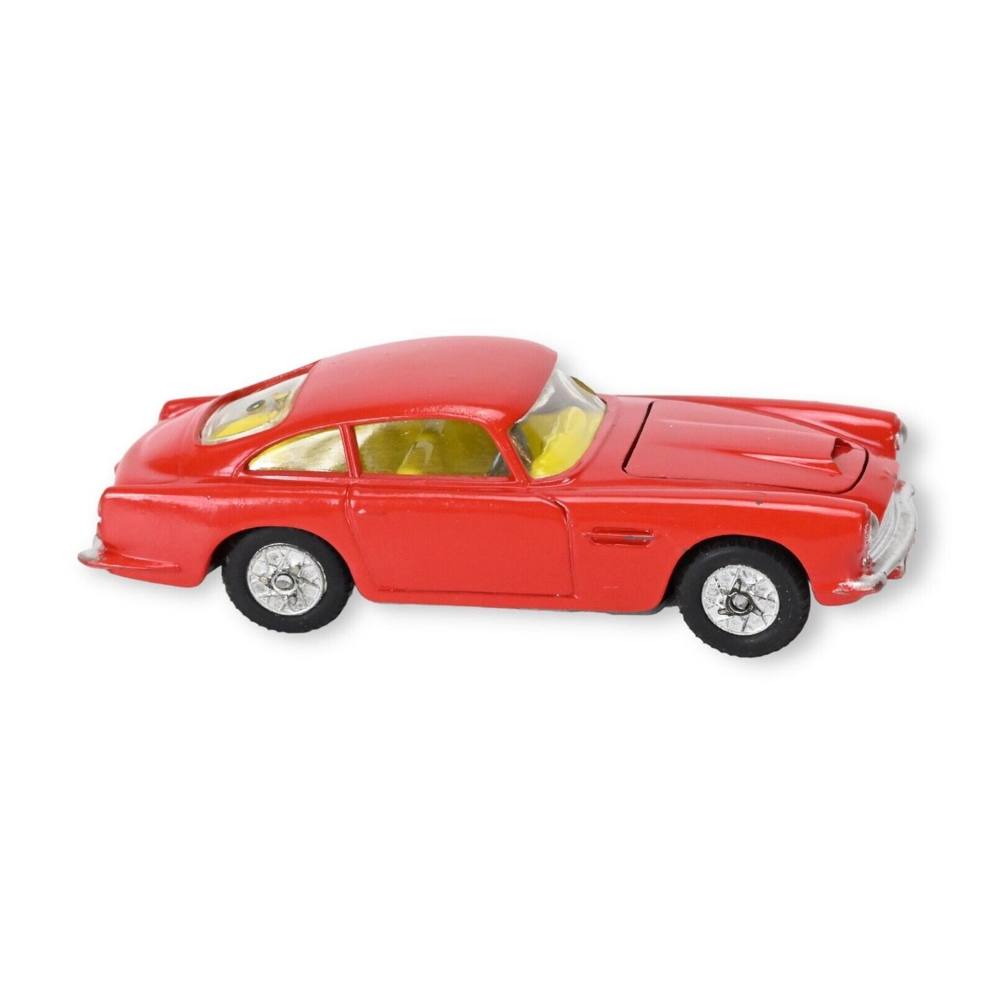 Corgi Toys 218 Aston Martin DB4 Red Body - Criss-Cross Hubs