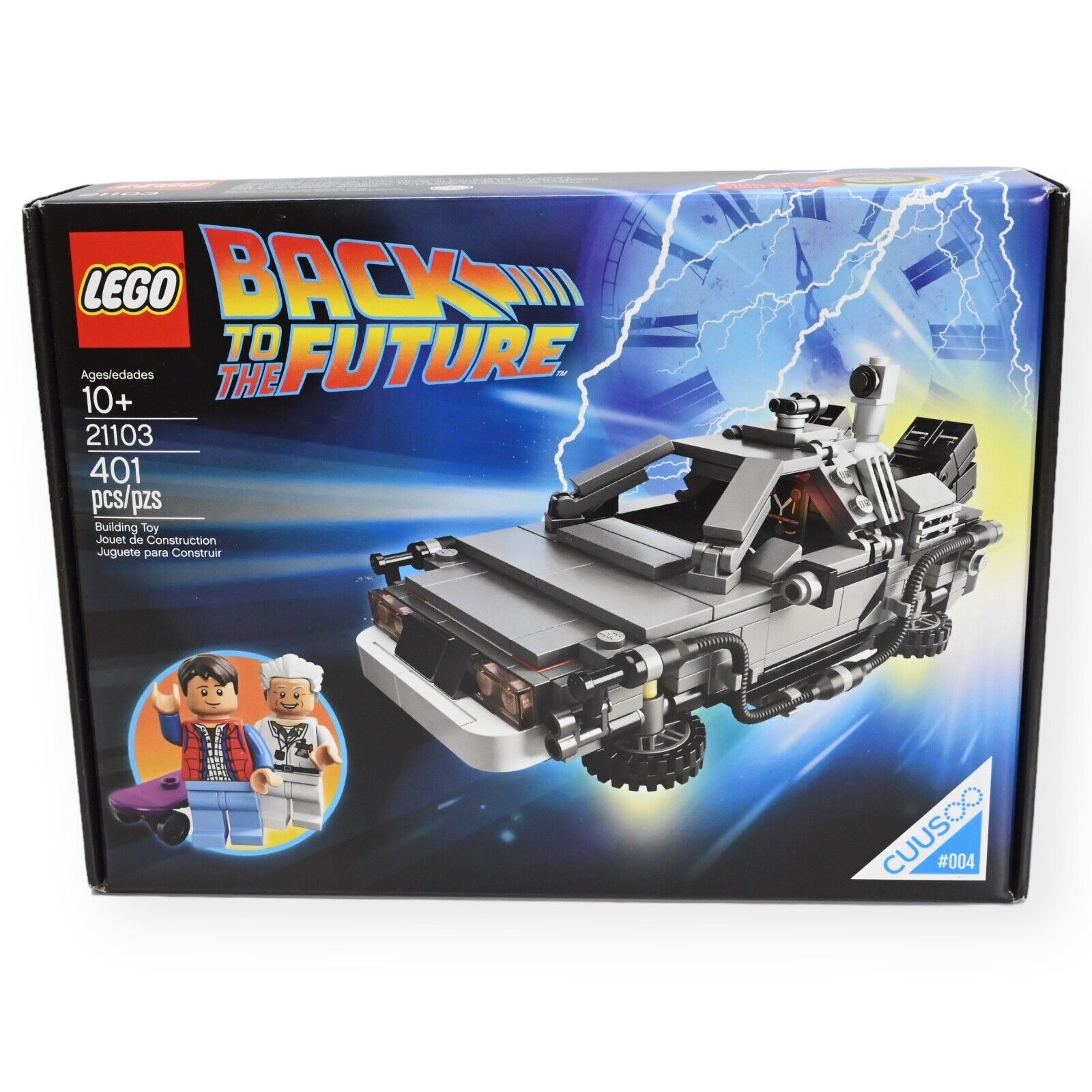 21103 LEGO 21103 Back to The Future DeLorean Time Machine - New & Sealed ...