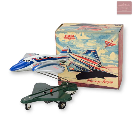 Huki HKN Toys Flying Hops Jet No.10/5 Tinplate