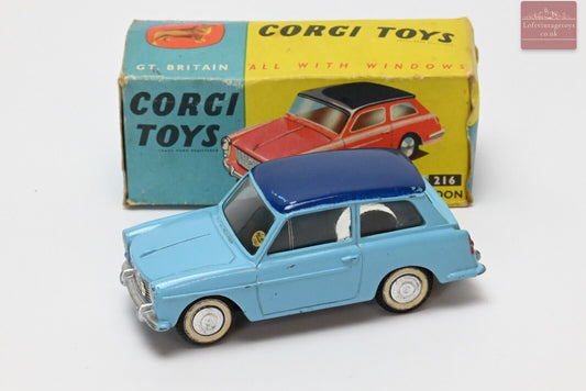 Corgi 216 Austin A.40 Saloon Blue With Original Box