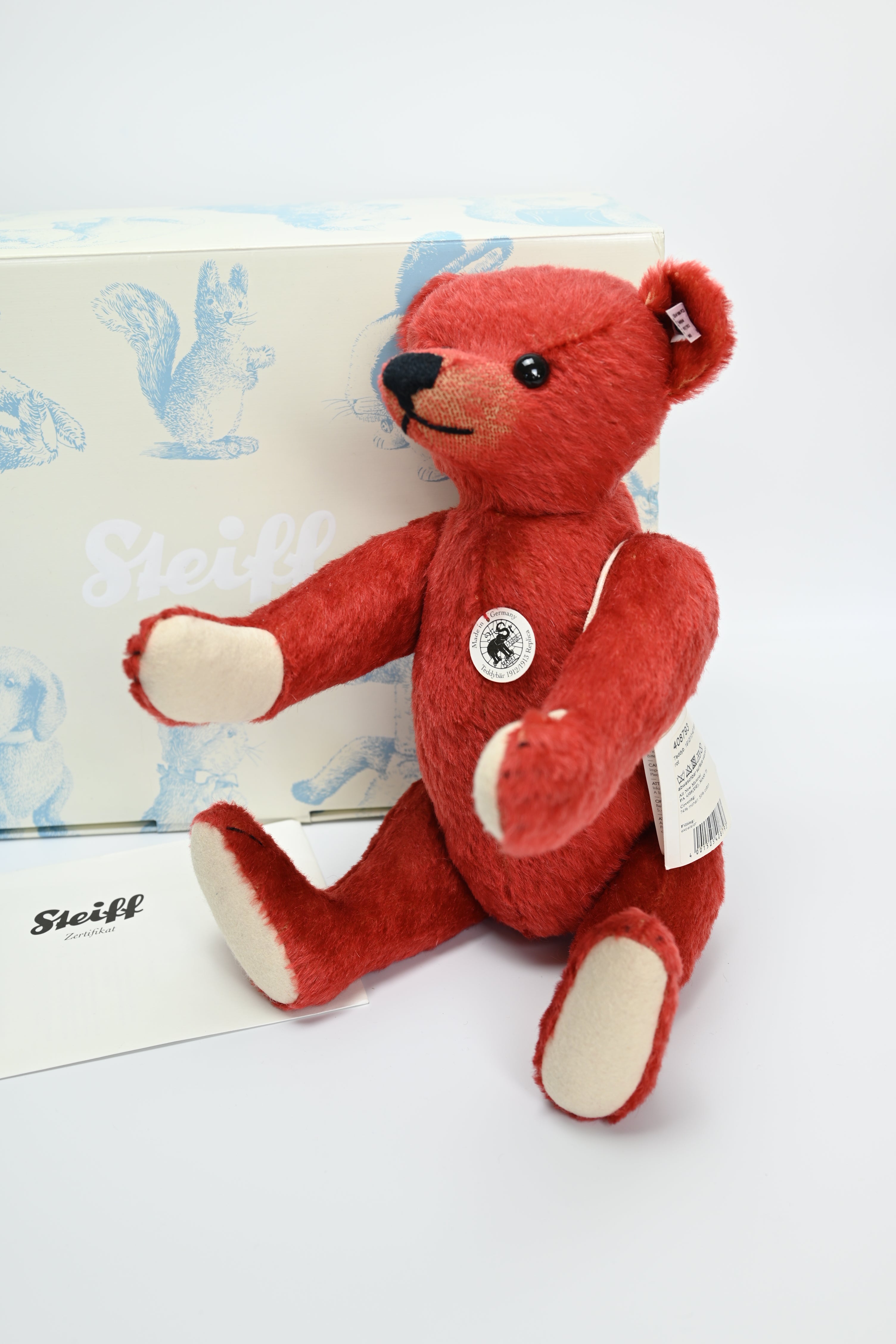 Steiff Teddy Bear replica 1912/1913 LE Bear - 408793 with