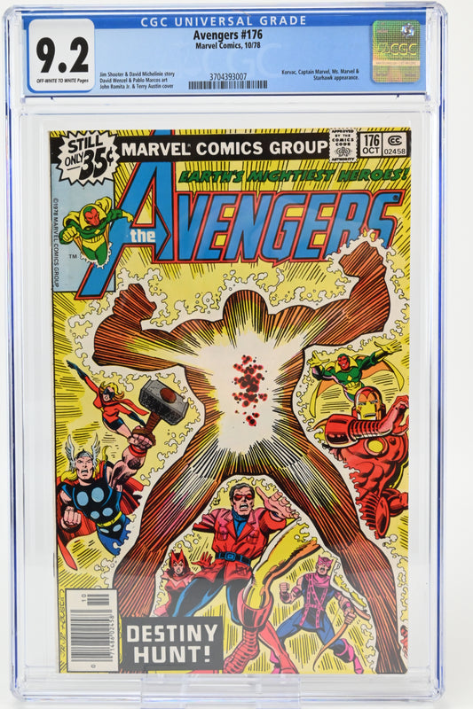 The Avengers #176 CGC 9.2 / 1978