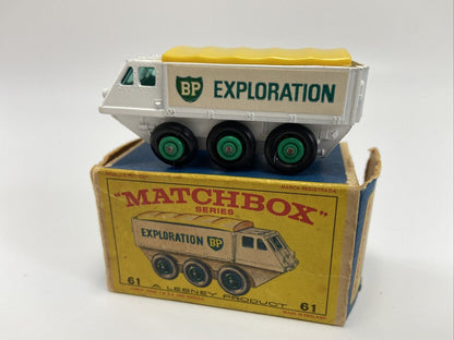 MATCHBOX SERIES 61 ALVIS STALWART BP EXPLORATION MADE WITH BOX