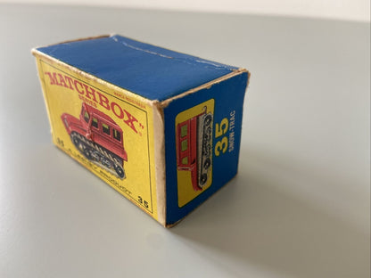 Matchbox 35 Snow Trac Cast Text Version In Original Box