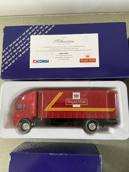 Corgi Royal Mail Millennium Collection * 4 Vehicles With Boxes