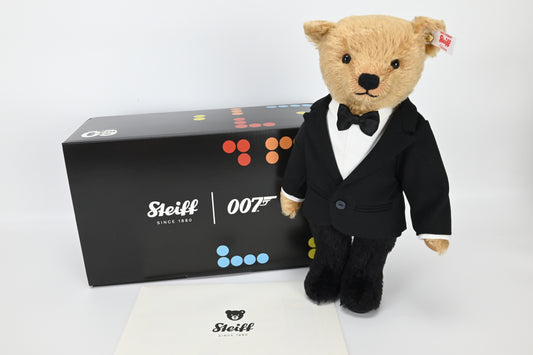 Steiff James Bond 007 60th Anniversary Bear 007606 - New in Box