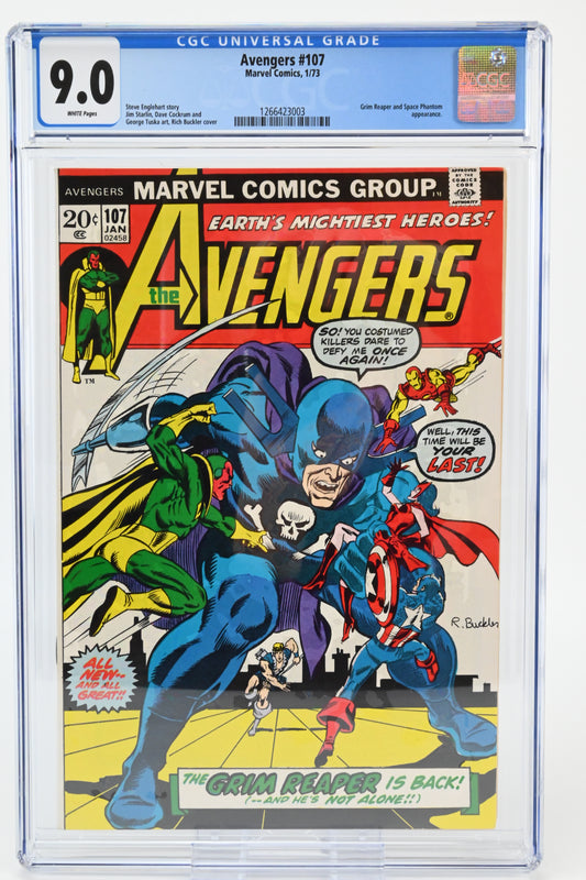 The Avengers #107 CGC 9.0 / 1973