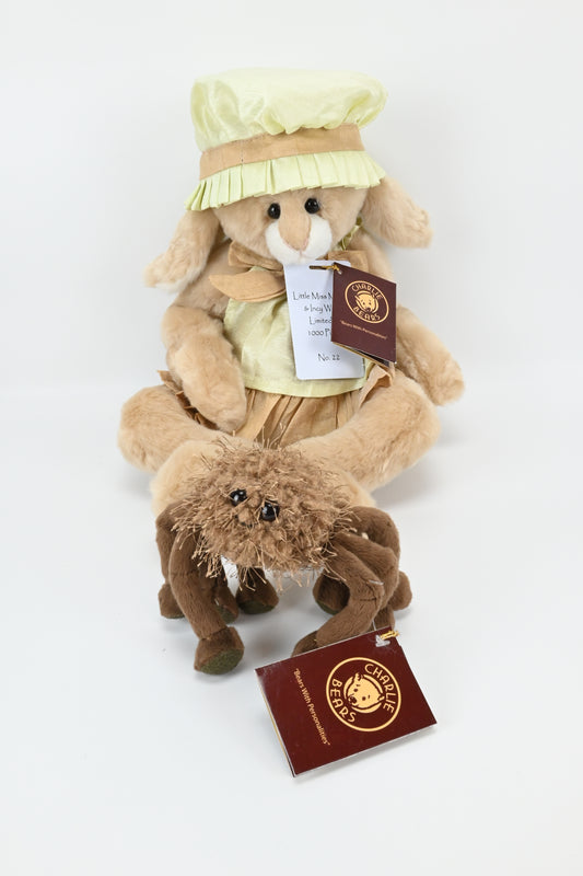 Charlie Bears Little Miss Muffet & Incy Wincy - Mint