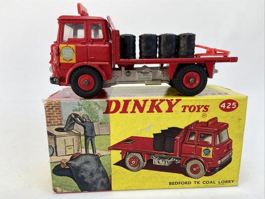 DINKY 425 BEDFORD TK COAL LORRY EXC CONDITION WITH BOX