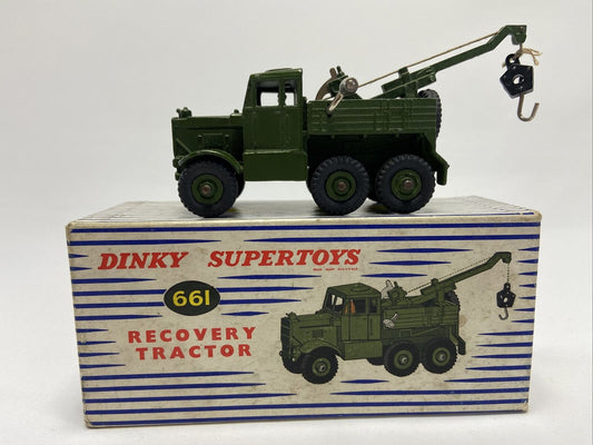 DINKY 661 RECOVERY TRACTOR WITH BOX IN EXCELLENT CONDITION