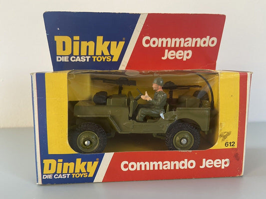 Dinky 612 Commando Jeep In Box