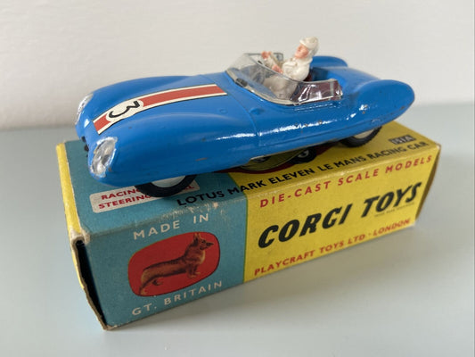 Corgi 151A Lotus Mark Eleven Le Mans Racing Car With Original Box