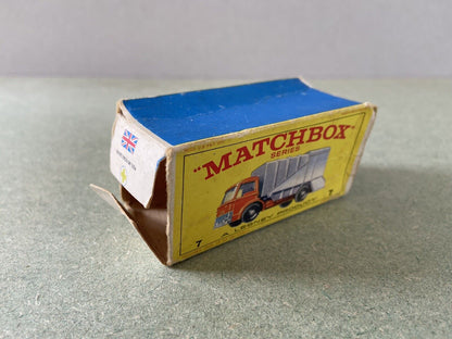 Lesney Matchbox  Tipper Truck Series 7 With Box