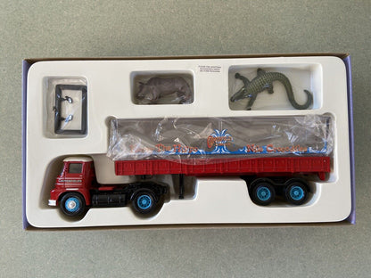 CORGI CLASSICS 14201 FODEN TANK TRAILER WITH HIPPO & CROCODILE - MIB