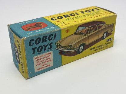 CORGI 234 FORD CONSUL CLASSIC IN EXCELLENT CLEAN ORIGINAL BOX