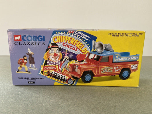 Corgi 07202 Land Rover & Clowns With Box - Mint