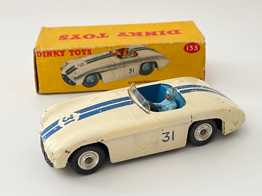 DINKY 133 CUNNINGHAM C5R ROAD RACER - RARE VERSION WITH ORIGINAL BOX