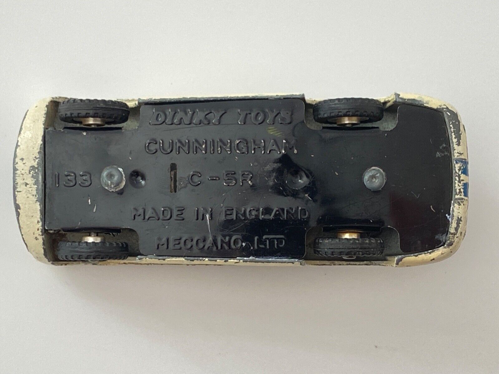 DINKY TOYS 133 CUNNINGHAM C-5R ROAD RACER #31 - WHITE 1:43 - GOOD IN BOX - 147 - Foto 8