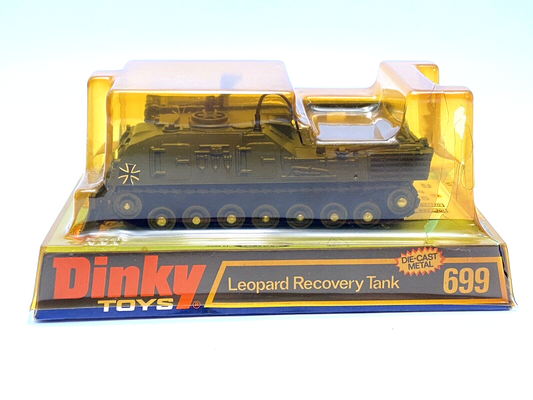 DINKY 699 LEOPARD RECOVERY TANK - MINT IN FAIR BUBBLE PACK