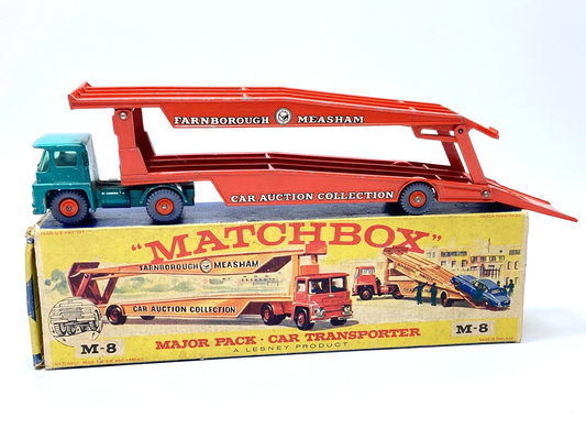 MATCHBOX MAJOR PACK M8 CAR TRANSPORTER WITH ORIGINAL IN BOX