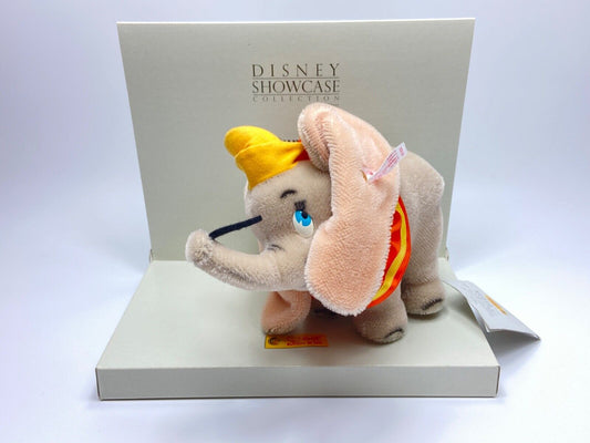 STEIFF 651830 DISNEY SHOWCASE DUMBO - 2001 WITH DISPLAY BOX