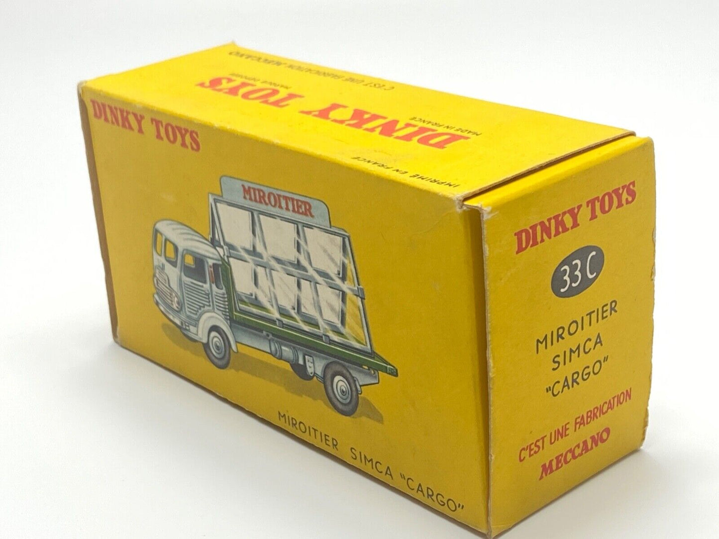 DINKY 33C (579) FRENCH MADE MIROITIER SIMCA CARGO GLAZIERS TRUCK IN NR MINT