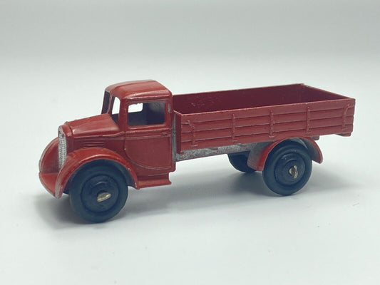 DINKY 22C MOTOR TRUCK RIDGED HUBS IN REDDISH BROWN