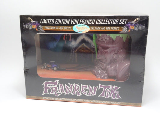 HOT WHEELS LIMITED EDITION VON FRANCO COLLECTOR SET FRANKEN TIKI - NEW & SEALED