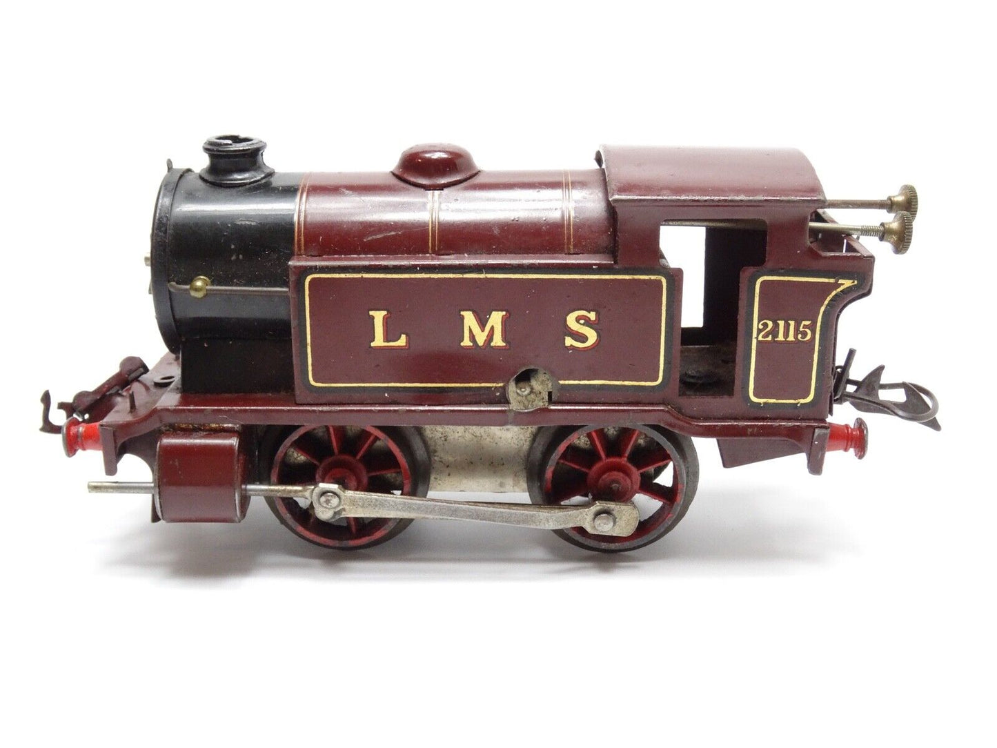 HORNBY O GAUGE NO.1   0-4-0 TANK LOCO LMS MAROON NO.2115