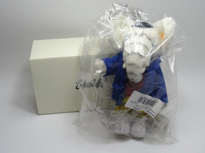 STEIFF EDWARD TRUNK (28CM) WHITE 653612 WITH BOX - SEALED IN BAG