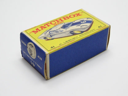 MATCHBOX REGULAR WHEELS NO. 41C FORD GT40 IN ORIGINAL BOX