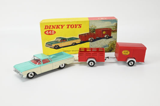 Dinky Toys 448 Chevrolet Pick-Up & Trailers in Box