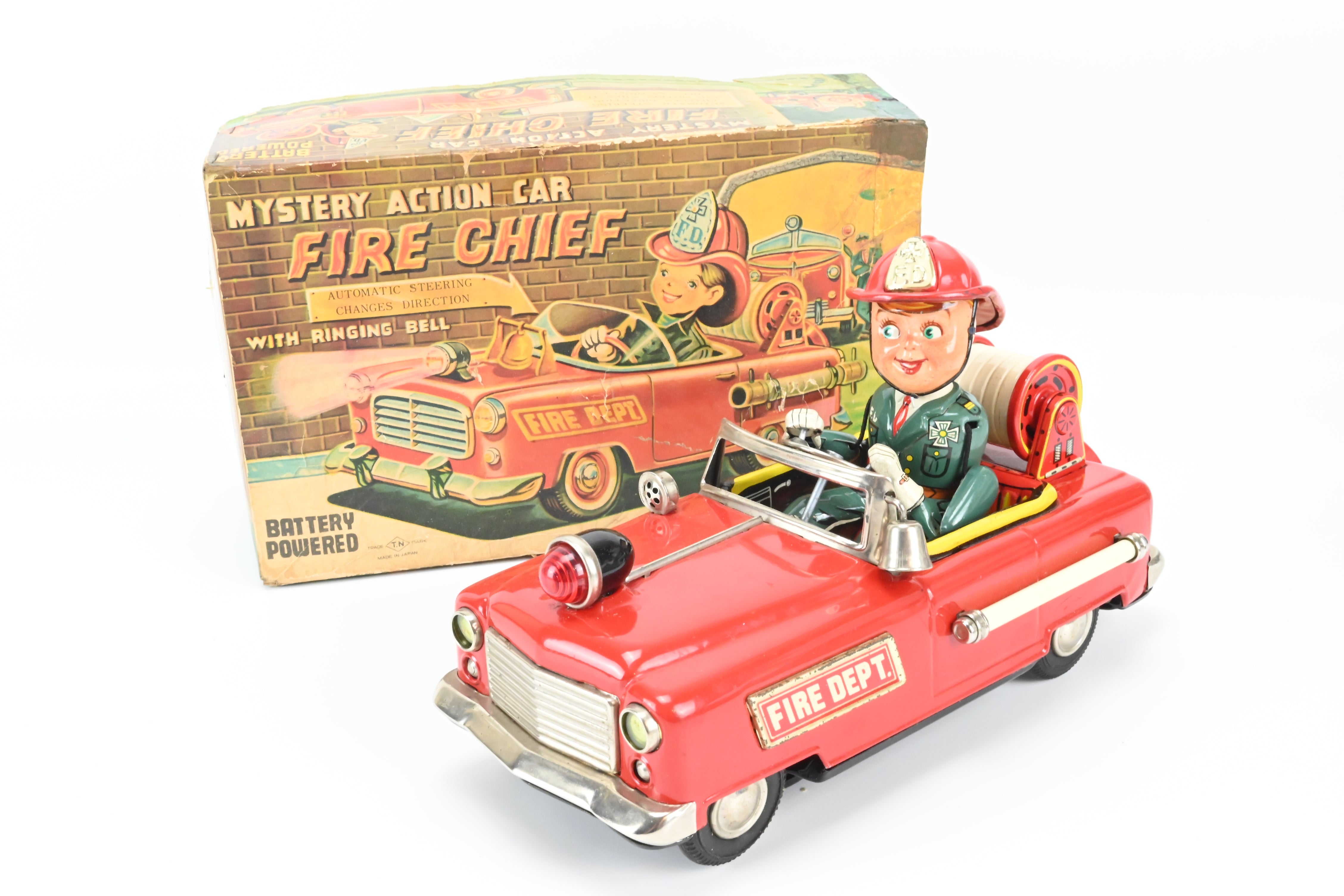 Nomura/ TN Toys Fire Chief Mystery Action Car with Box – LoftVintageToys