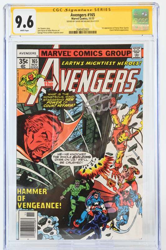 The Avengers #165 Signature CGC 9.6 / 1977 - Marvel comics