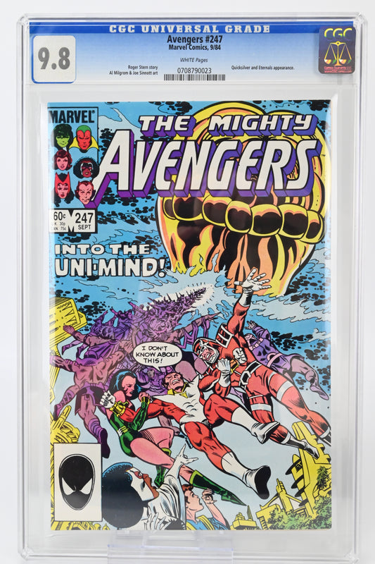 The Avengers #247 CGC 9.8 / 1984 - Marvel comics