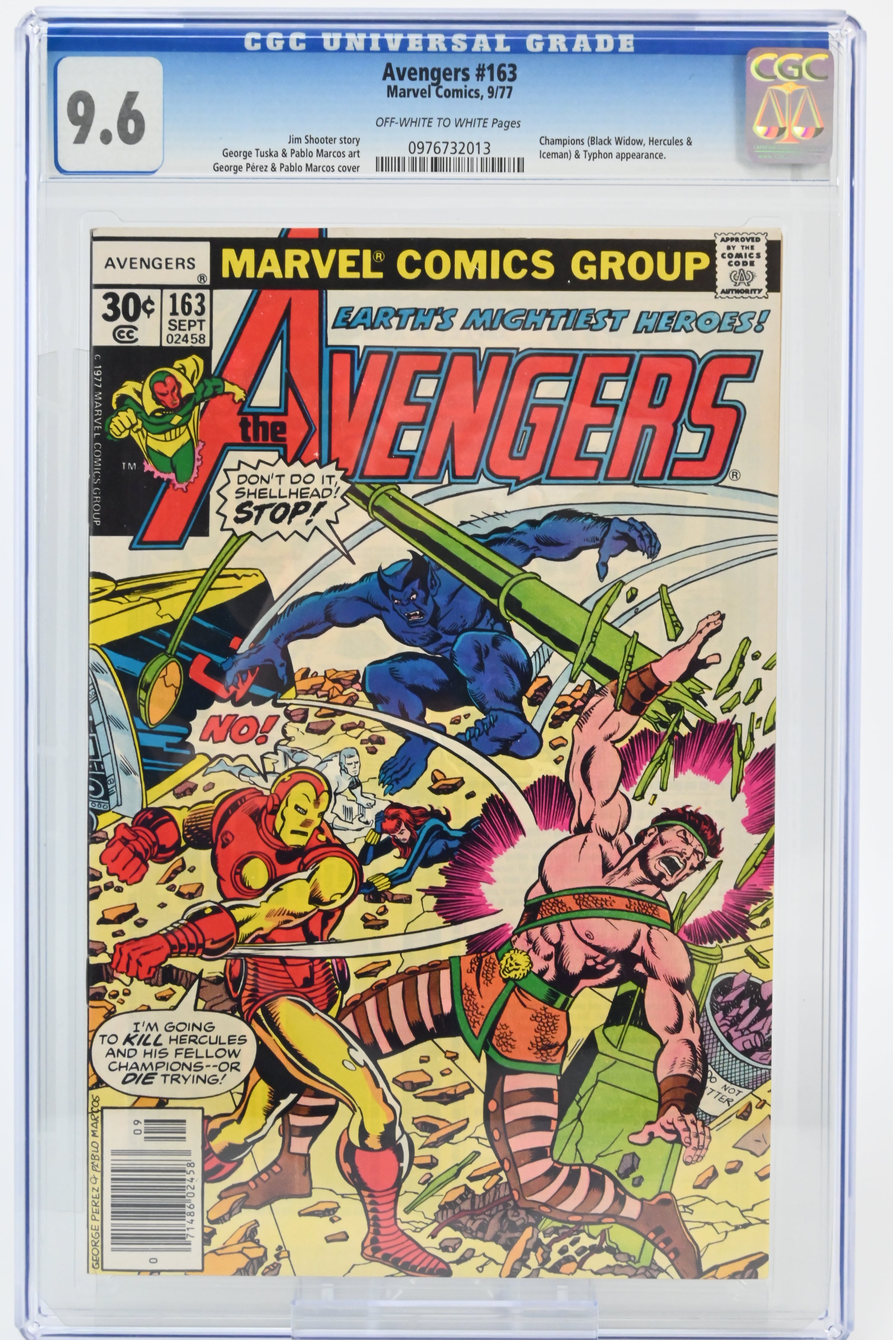 The Avengers #163 CGC 9.6 / 1977 – LoftVintageToys